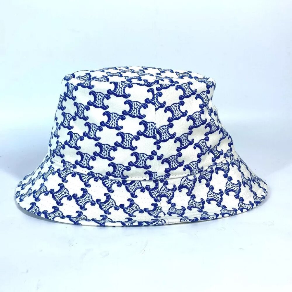 CELINE 2AUE5460U Monogram Triomph logo hat bucket hat bob hat Unused - Picture 10 of 14
